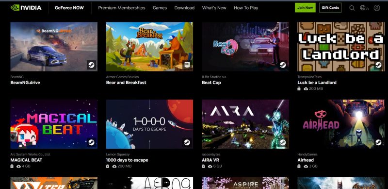 geforce now library image