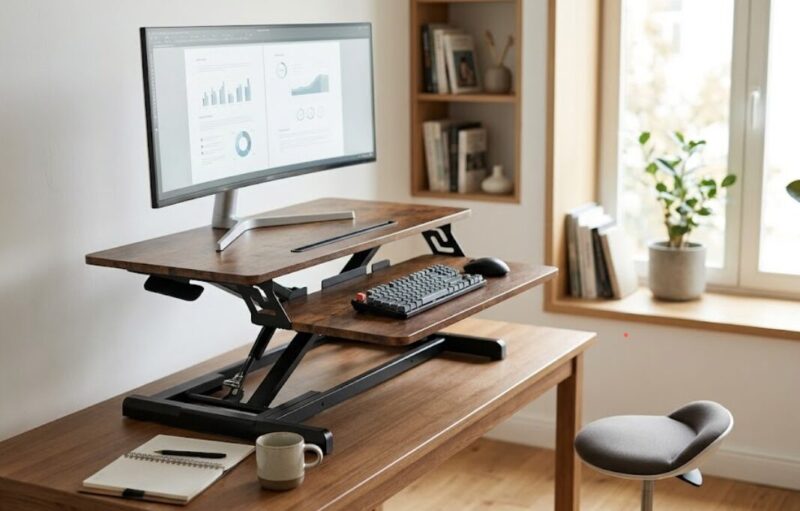 standing desk converters